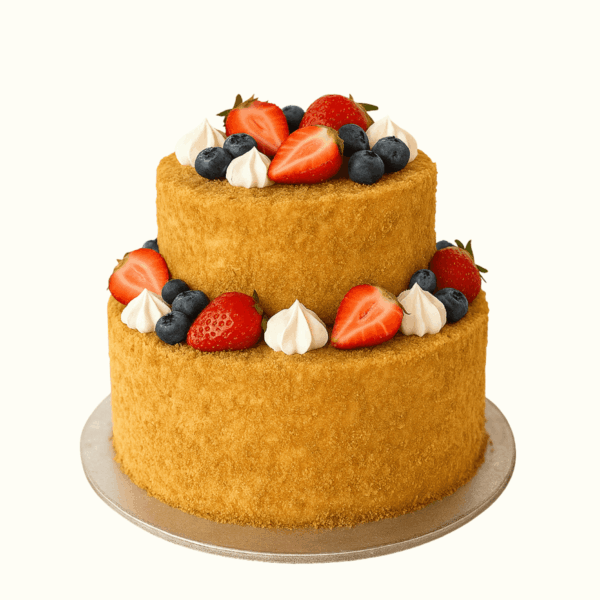 Two tier 10 inch + 8 inch — serves upto 35